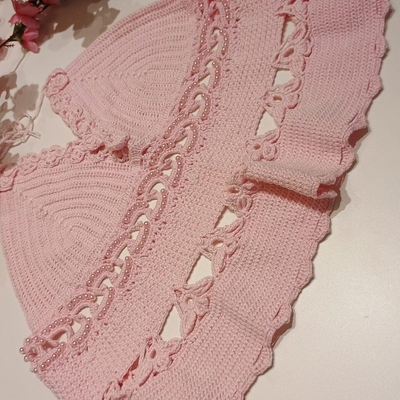 Cropedd de Crochê Rosa | Galipolo Piton