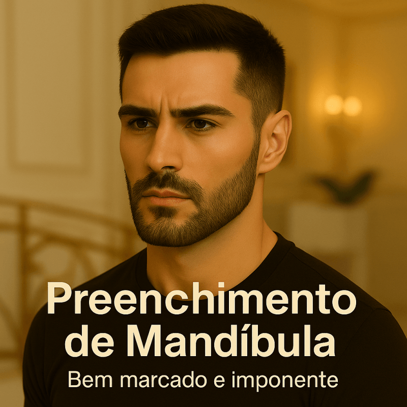 Preenchimento de Mandíbula Masculina em Carlos Barbosa | Dra. Angela
