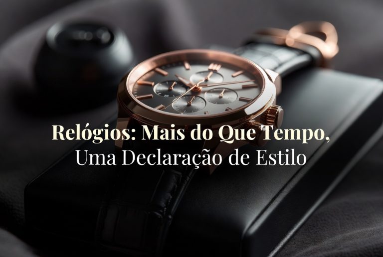 ⌚ Relógios: Mais do Que Tempo, Uma Declaração de Estilo