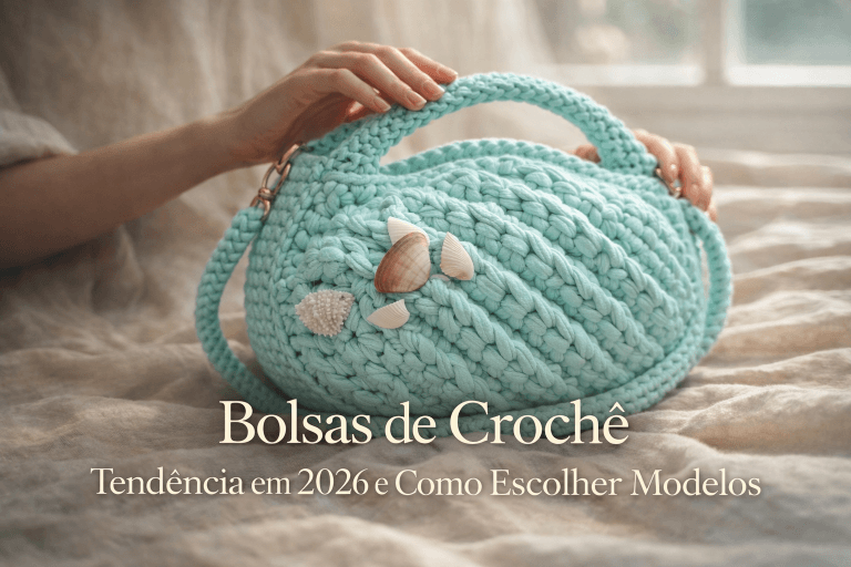 🧶 Bolsas de Crochê: Tendência 2026 e Como Escolher Modelos Artesanais